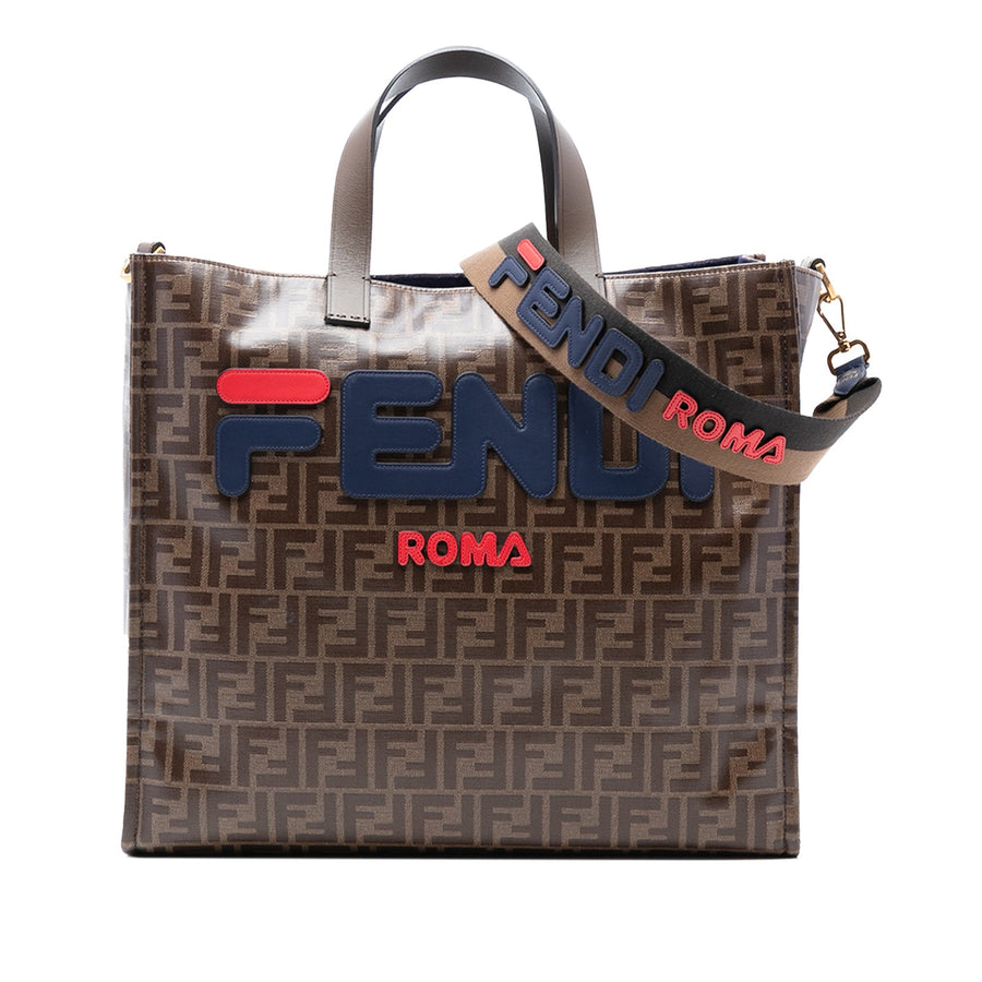 Fendi Fila Glazed Fabric Ff Mania