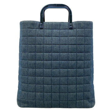 Chanel Chocolate Bar Navy Denim Hardware