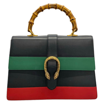 Gucci Dionysus Black Leather Handbag