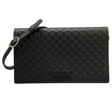 Gucci Micro Guccissima Black Leather