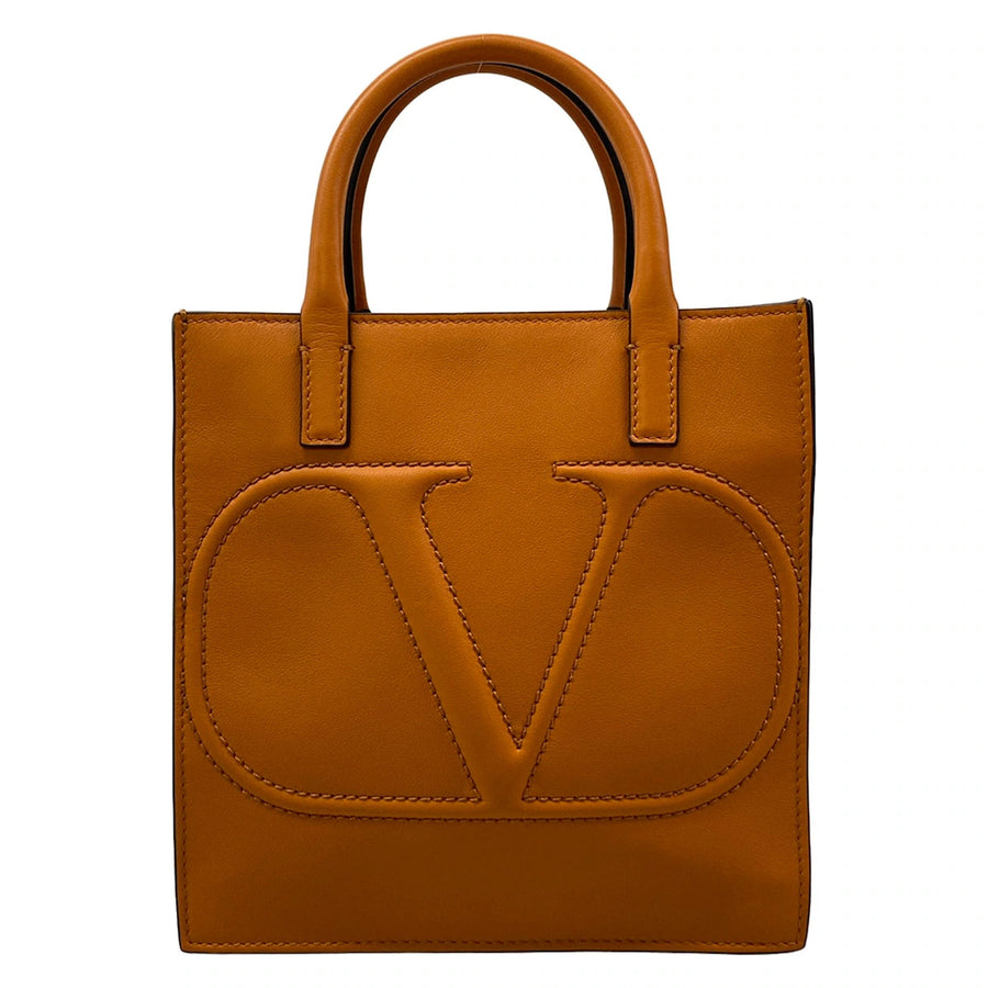 Valentinogaravani Orange Leather Handbag