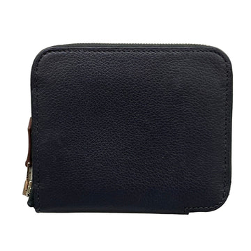 Hermes Azap Compact Silkin Blue Noir