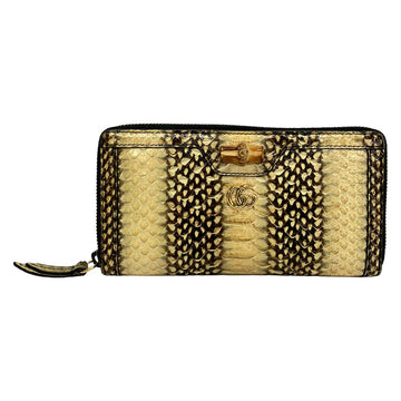 Gucci Diana Beige Dark Brown Leather
