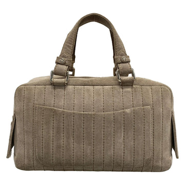 Chanel New Mademoiselle Line Gray Suede