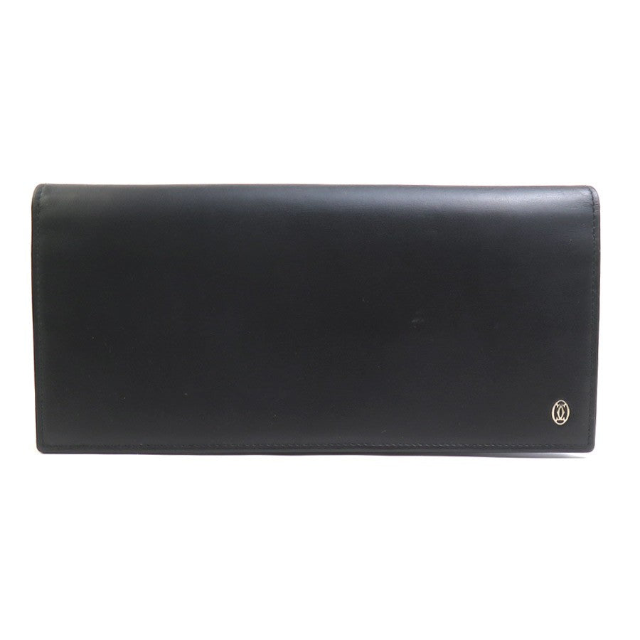 Cartier Bifold Long Wallet Black