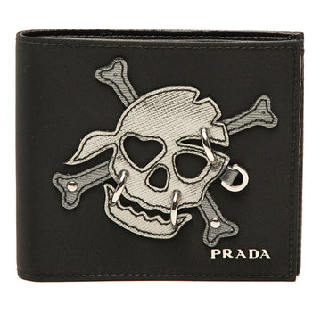 Prada Tessuto Patchwork Skull Pierced