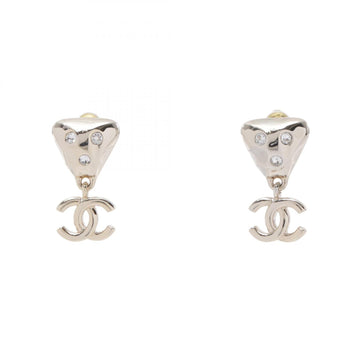 Chanel B24B Coco Mark Pierced Earrings