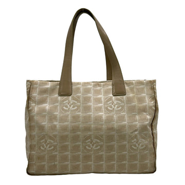 Chanel New Travel Line Tote Mm Beige