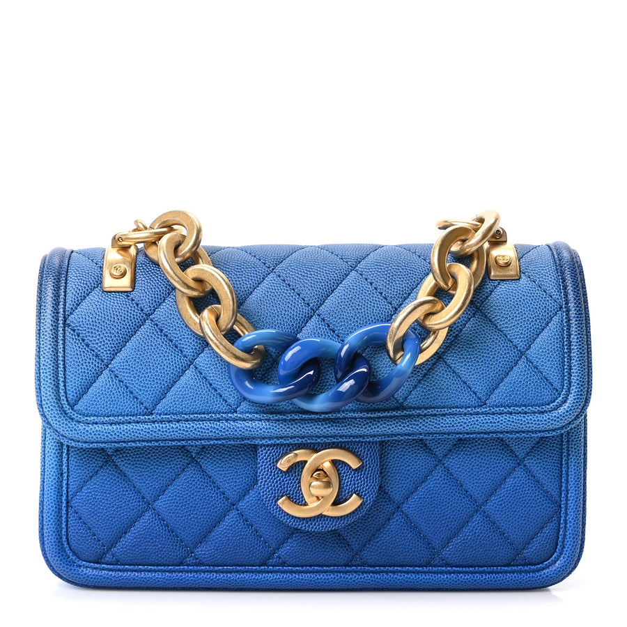 Chanel Caviar Quilted Small Sunset On