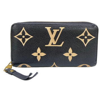 Louis Vuitton Zippy Wallet Black Beige