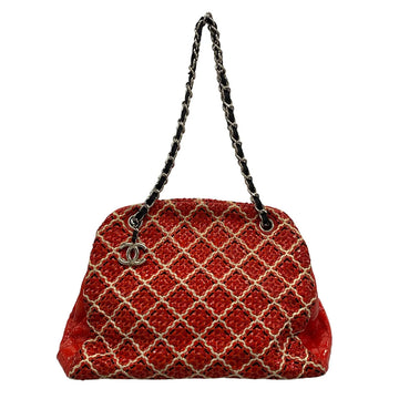 Chanel Mademoiselle Red Patent Leather