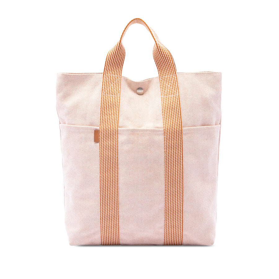Hermès Toile Fourre Tout Cabas Pre-Loved