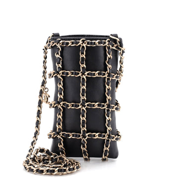 Chanel Tech Me Out Clutch With Chain
