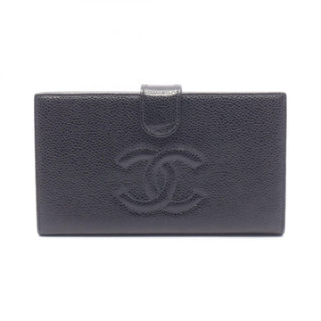 Chanel Coco Mark Bifold Long Wallet