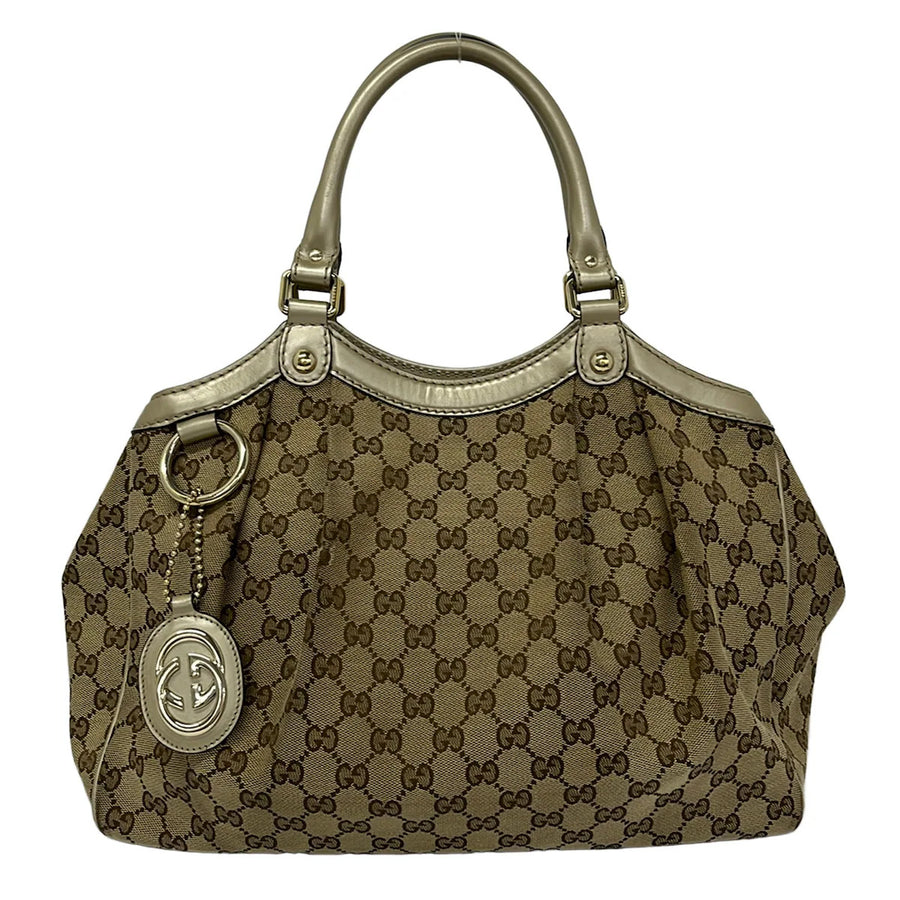 Gucci Sukey Light Brown Dark Gold