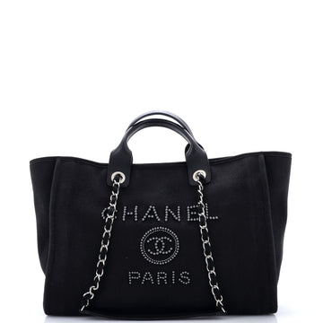 Chanel Deauville Tote Pearl Embellished