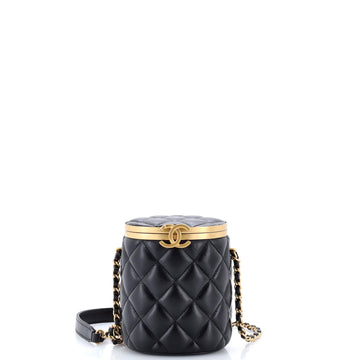 Chanel Crown Box Vanity Bag Quilted