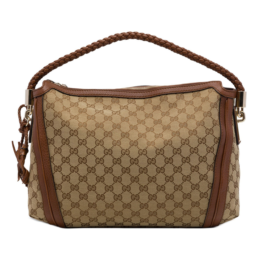Gucci Medium Gg Canvas Bella Shoulder