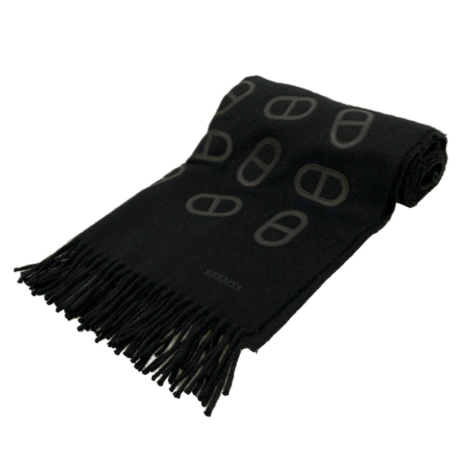 Hermes Jute De Mayon Black Cashmere