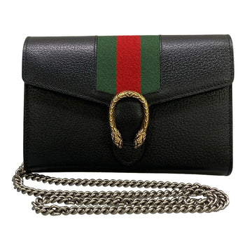 Gucci Dionysus Black Green Multi Leather