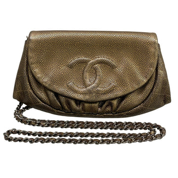 Chanel Half Moon Bronze Calfskin Other