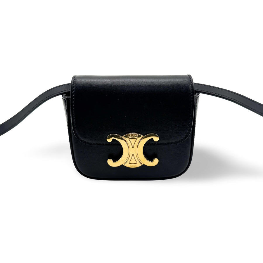 Celine Shiny Calfskin Mini Triomphe