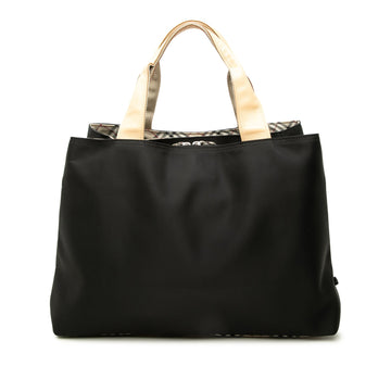 Burberry Nova Check Trimmed Nylon Tote