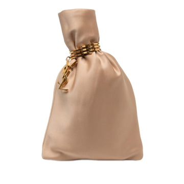 Saint Laurent Satin Evening Pouch Pre-