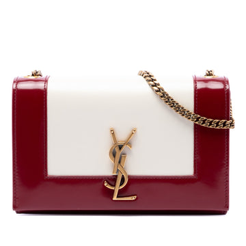 Saint Laurent Small Bicolor Lambskin And