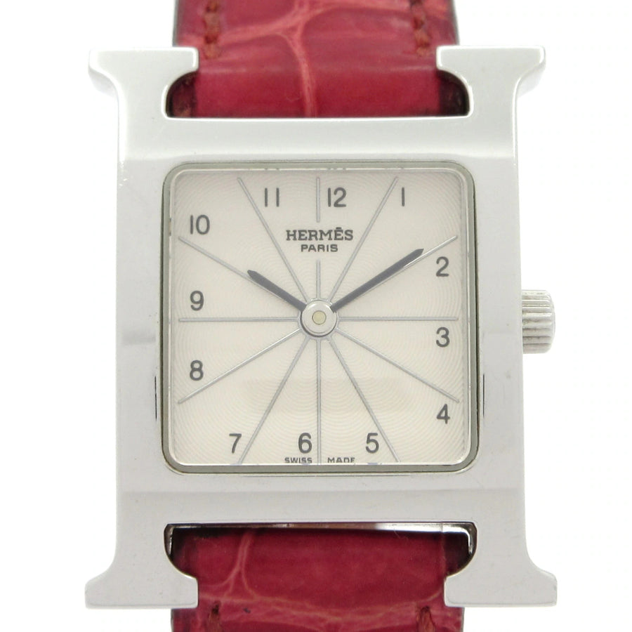 Hermes H Watch 1****** Red Women's Wrist