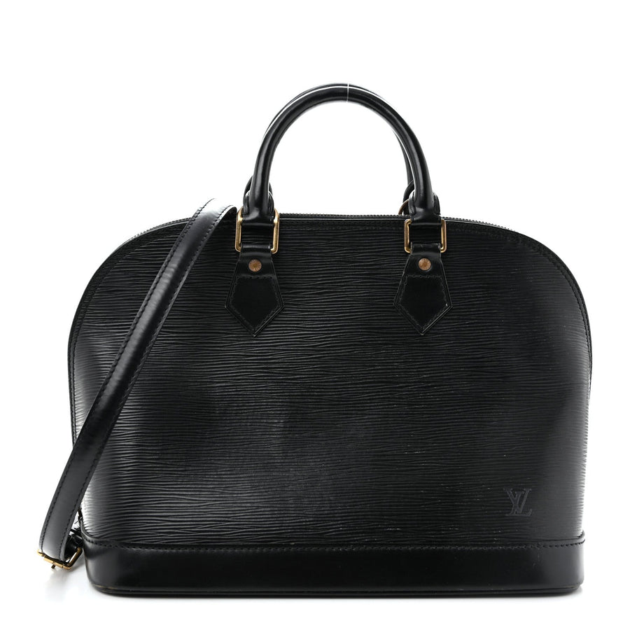 Louis Vuitton Epi Alma Pm Black