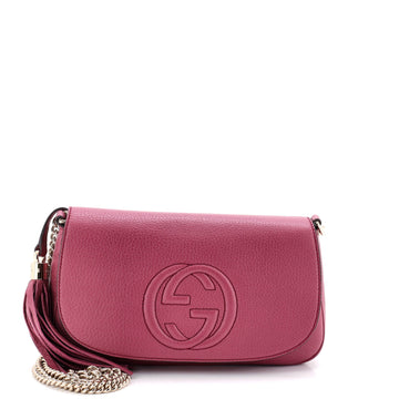 Gucci Soho Chain Crossbody Bag Leather