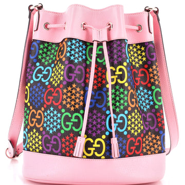 Gucci Bucket Bag Psychedelic Print Gg