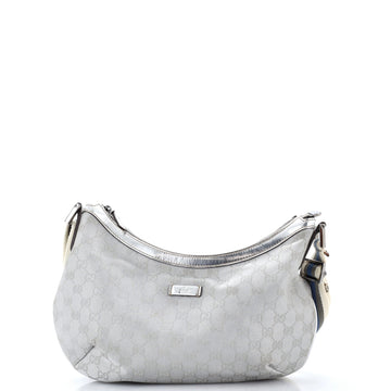 Gucci Saddle Zip Messenger Bag Gg Canvas