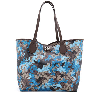 Gucci Ophidia Gg Open Tote Camouflage