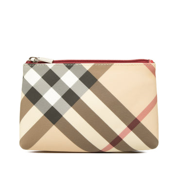 Burberry Nova Check Canvas Pouch Pre-