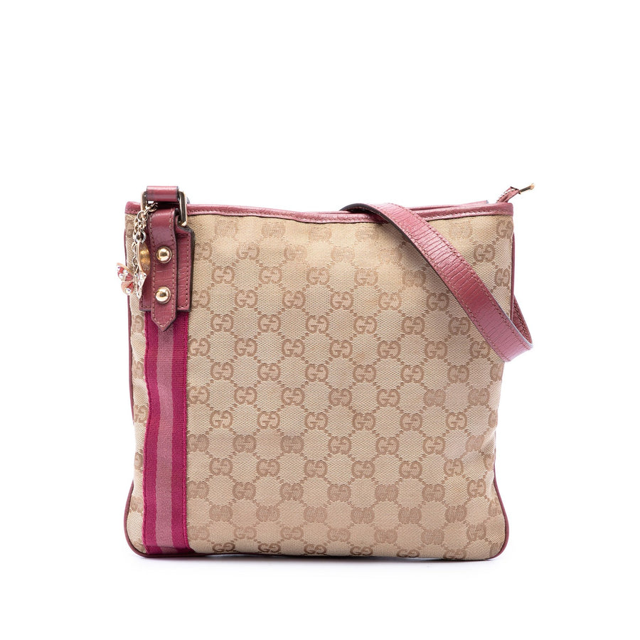 Gucci Gg Canvas Jolicoeur Crossbody Pre-