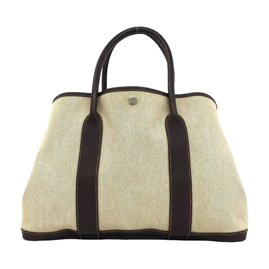 Hermes Garden Party Tote Toile And
