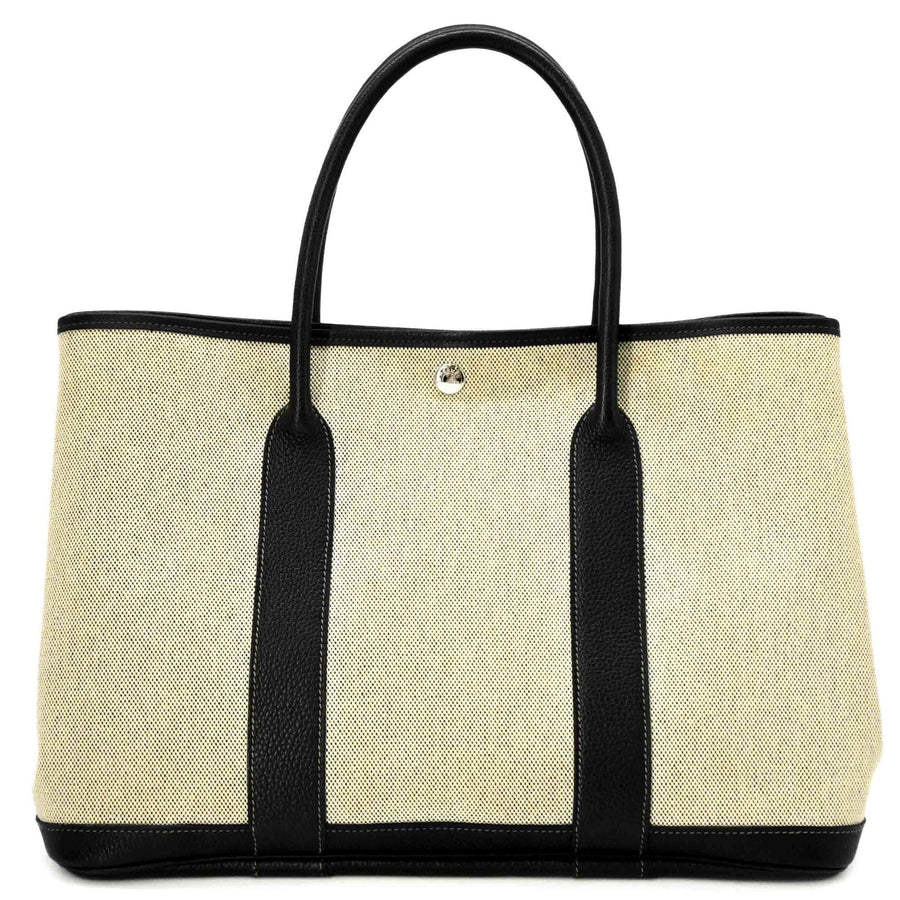 Hermes Garden Party Tote Toile And