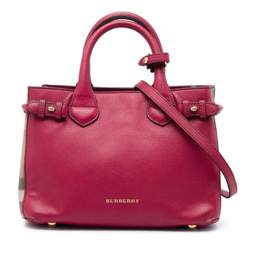 Burberry Banner Tote Leather And House