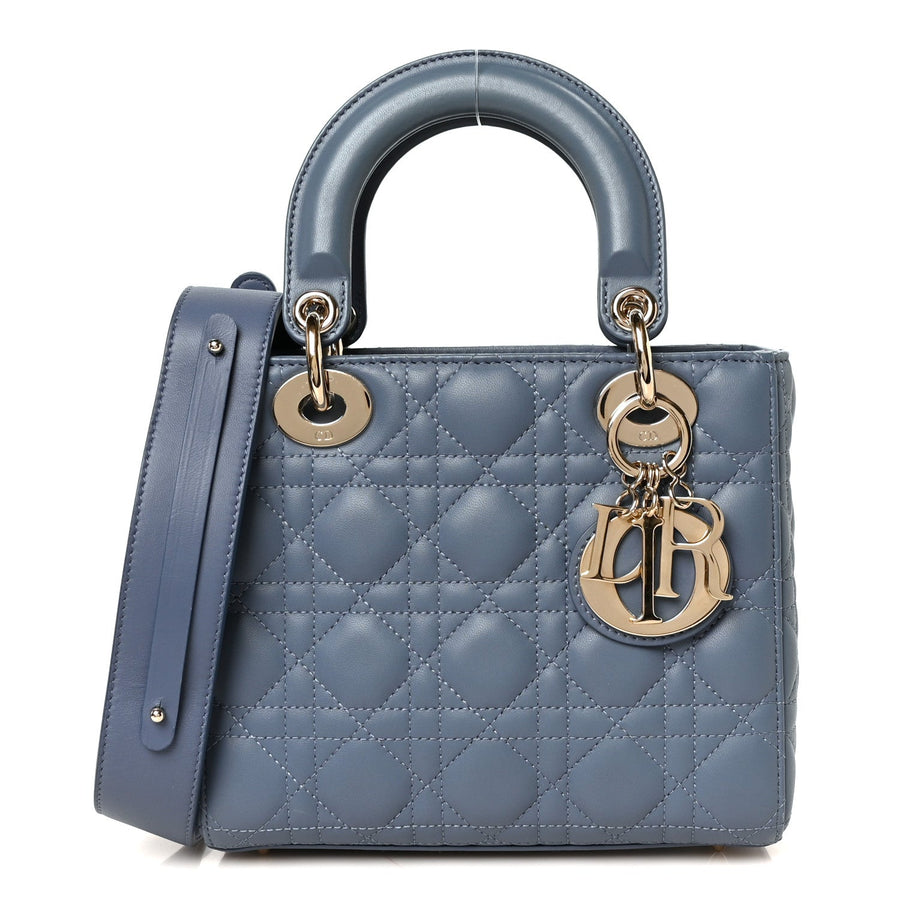 Christian Dior Lambskin Cannage Small My