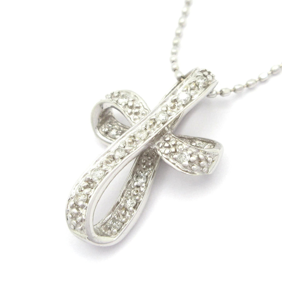 Follifollie 18K White Gold Diamond