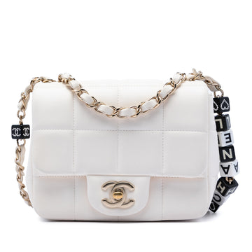 Chanel Monacoco Logo Blocks Square Flap
