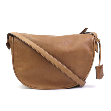 Loewe Shoulder Bag Brown Leather -