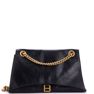 Balenciaga Crush Chain Flap Bag Leather