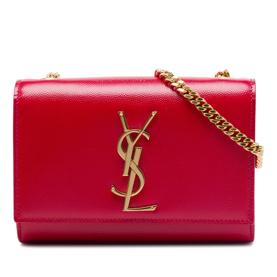 Saint Laurent Small Patent Grain De