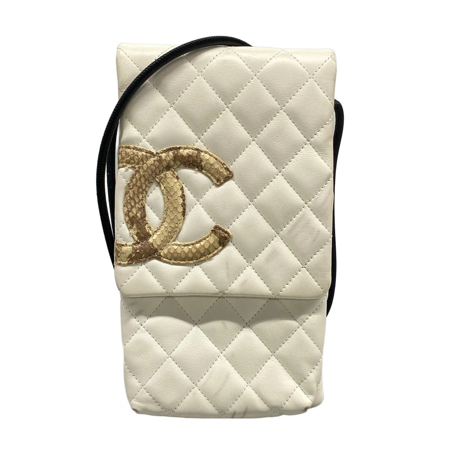 Chanel Cambon Line Small Pochette Cream