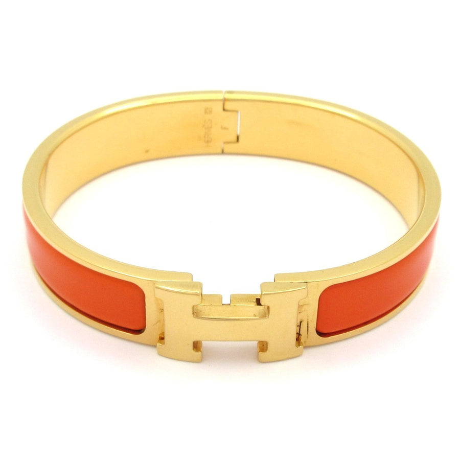 Hermes Clic H Gold Orange Hardware