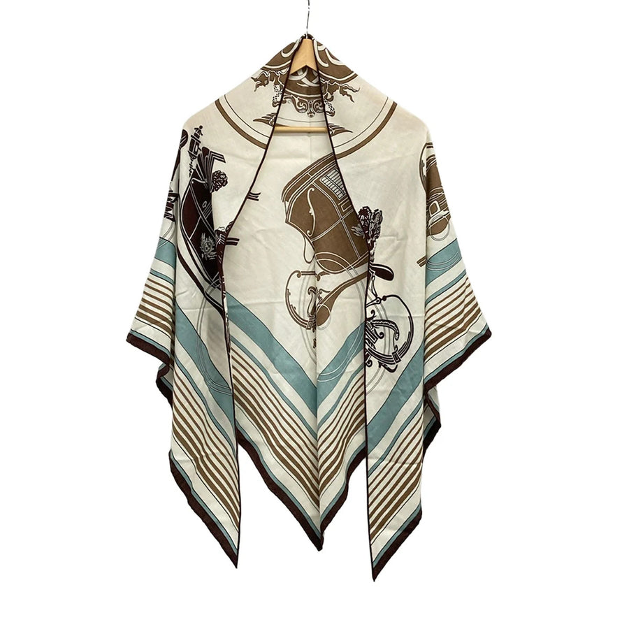 Hermes Triangle Geant White Brown Light