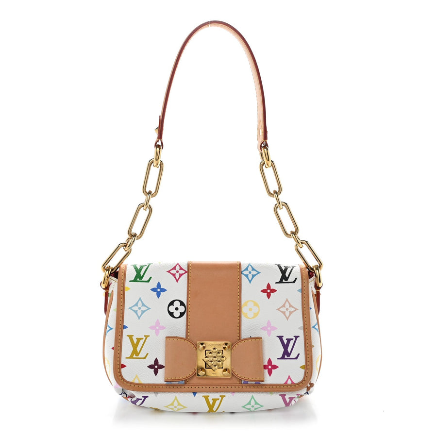 Louis Vuitton Multicolor Patti White